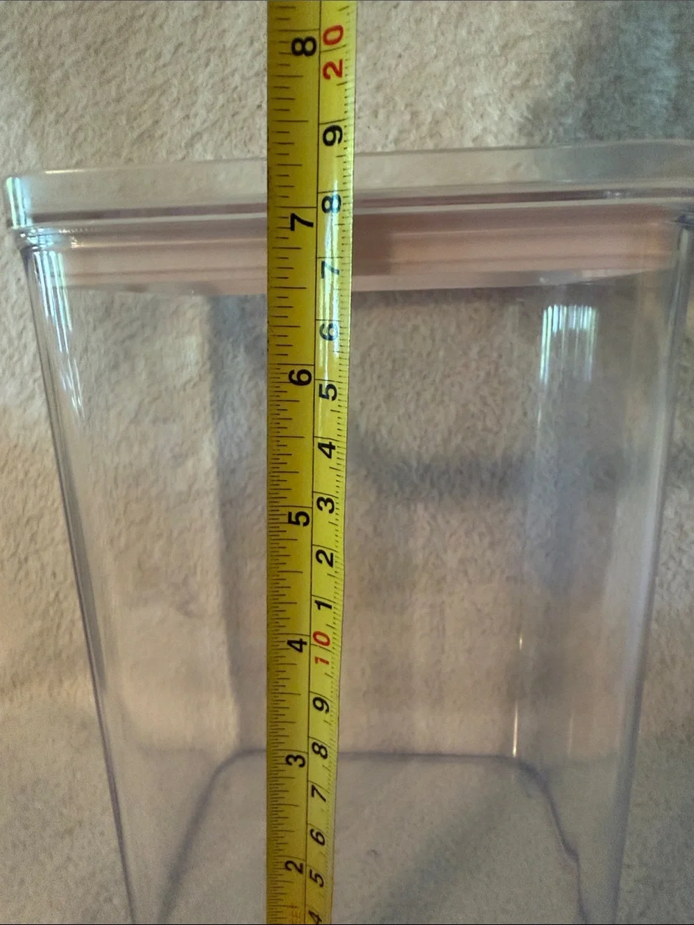 Clear Plastic Container and Collapsible Dish with Fork
